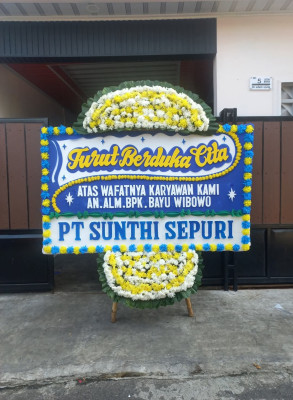 Papan Bunga Duka di Bawen
